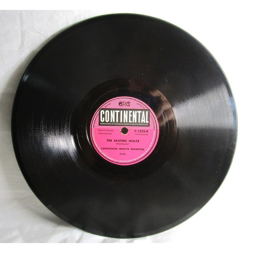 Continental Records SKATERS WALTZ and TOOLIE OOLIE DOOLIE 1948 Yodel Polka